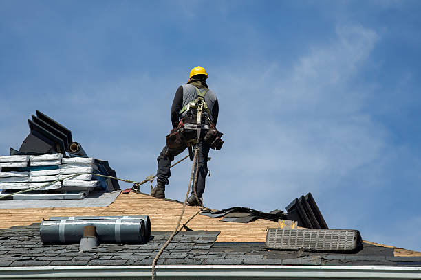 Professional Roof Replacement technician working in White Marsh, MD